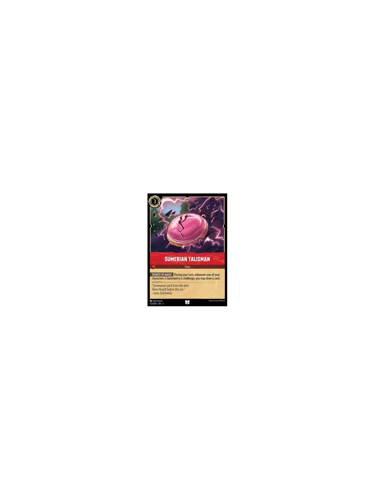 3INK 133 - Sumerian Talisman - Foil