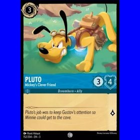 3INK 152 - Pluto - Mickey's Clever Friend - Foil