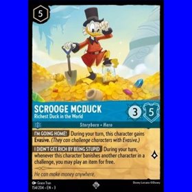 3INK 154 - Scrooge McDuck - Richest Duck in the World - Foil
