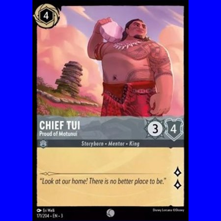 3INK 171 - Chief Tui - Proud of Motunui - Foil