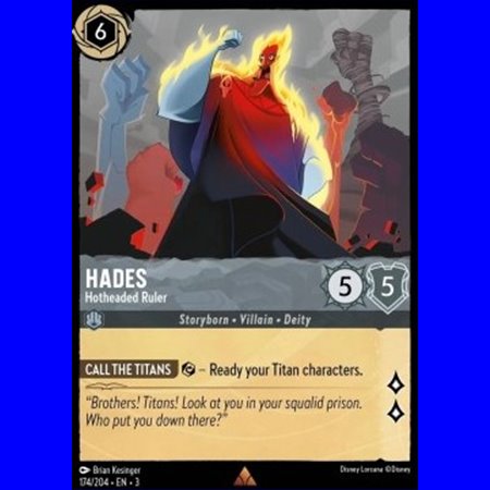 3INK 174 - Hades - Hotheaded Ruler - Foil