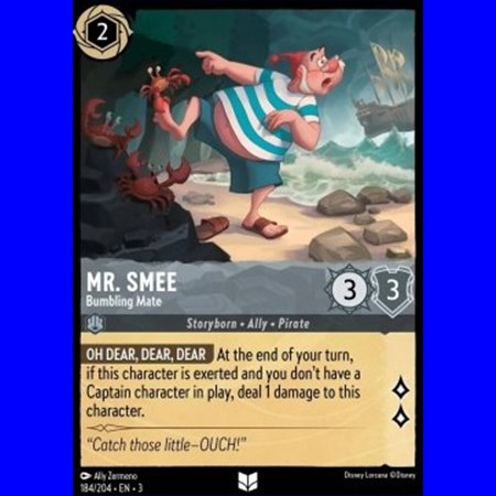 3INK 184 - Mr. Smee - Bumbling Mate - Foil