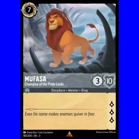3INK 185 - Mufasa - Champion of the Pride Lands - Foil