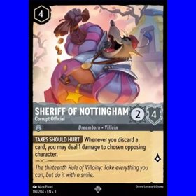 3INK 191 - Sheriff of Nottingham - Corrupt Official - Foil
