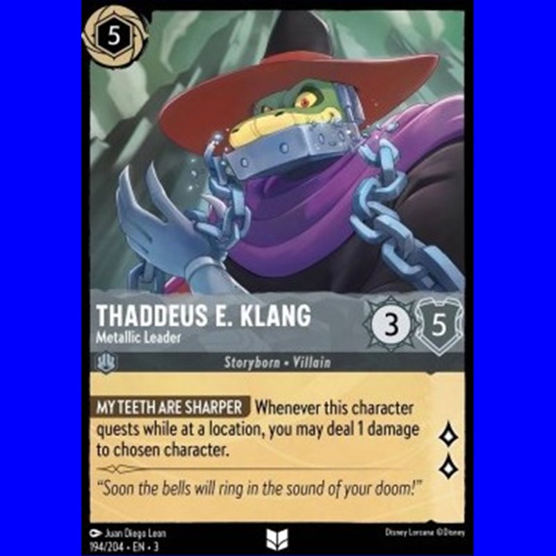 3INK 194 - Thaddeus E. Klang - Metallic Leader