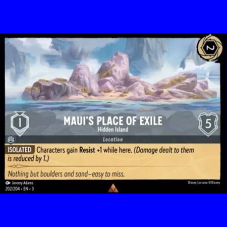 3INK 202 - Maui's Place of Exile - Hidden Island - Foil