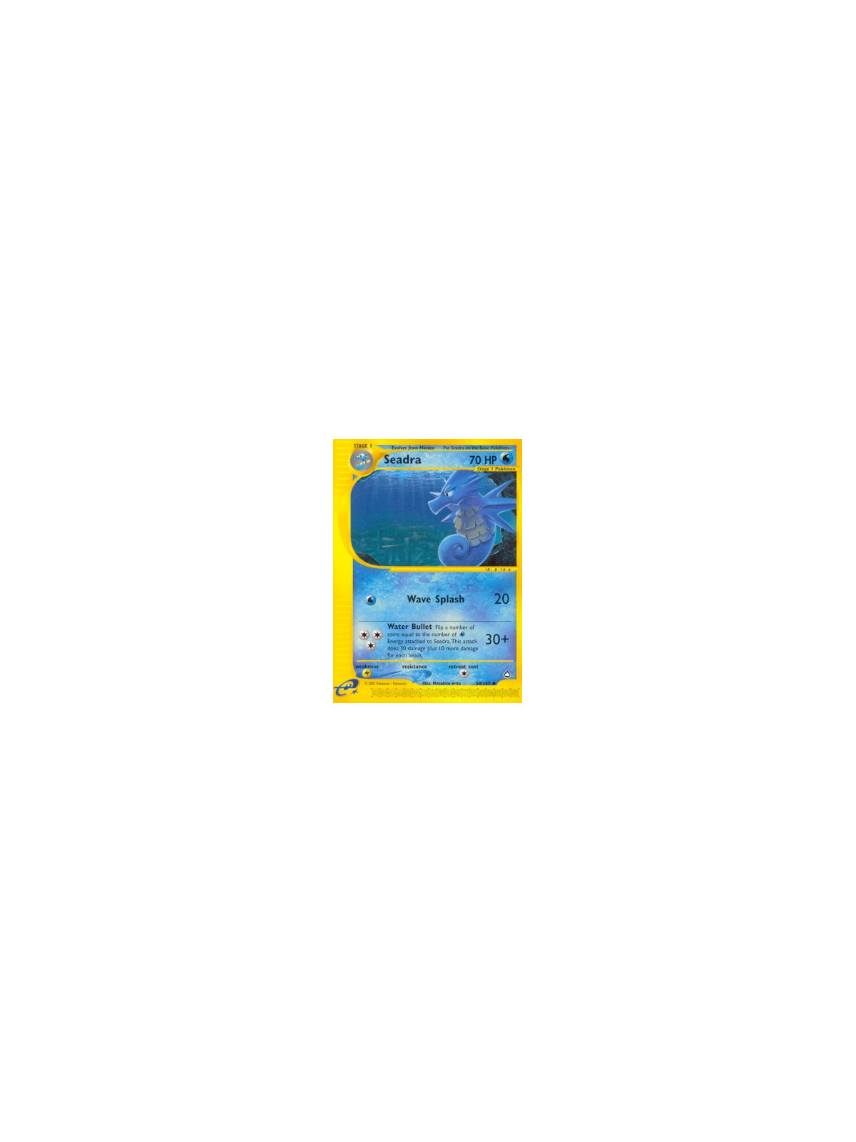 AQ 058 - Seadra - Reverse Holo