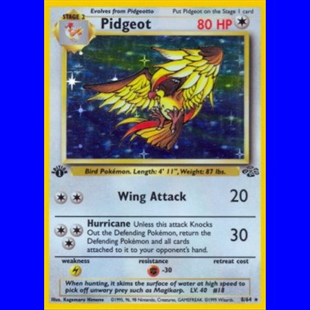 JUNL 008 - Pidgeot - 1st Edition