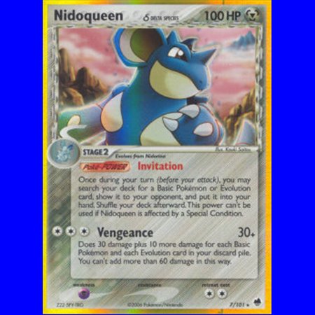 DF 007 - Nidoqueen Delta Species - Reverse Holo