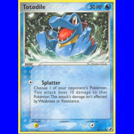 UF 078 - Totodile - Reverse Holo