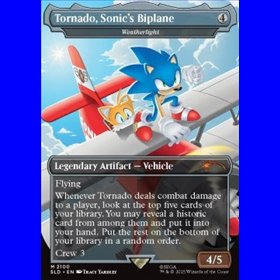 SLD 2100 - Tornado, Sonic's Biplane - Foil