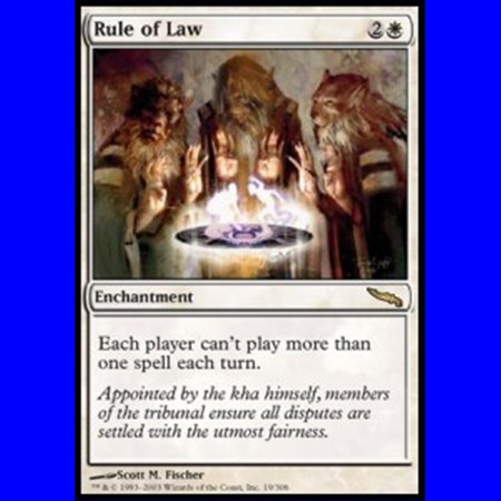 MRD 019 - Rule of Law - Foil
