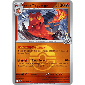 ASC 024 - Ethan's Magcargo - PokeBall