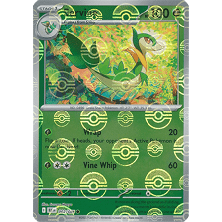 BLK 002 - Servine - PokeBall