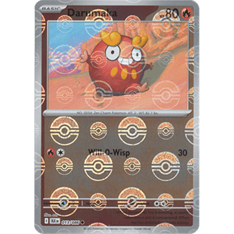 BLK 013 - Darumaka - PokeBall
