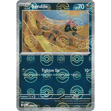 BLK 057 - Sandile - PokeBall