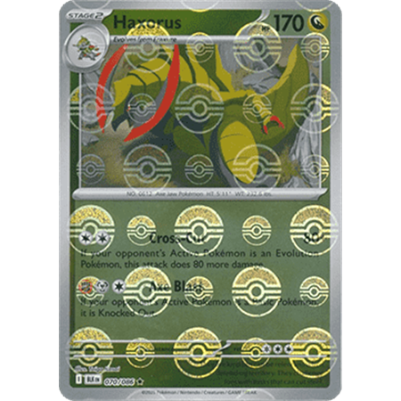 BLK 070 - Haxorus - PokeBall