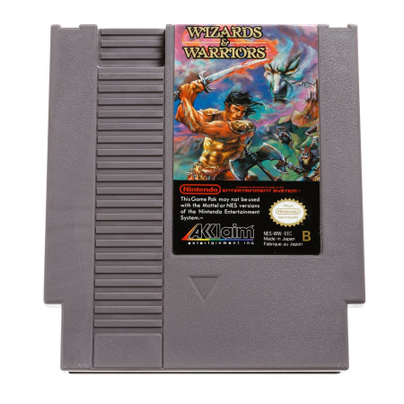 Wizards & Warriors (Losse cassette) - NES