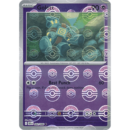 BLK 042 - Golett - PokeBall