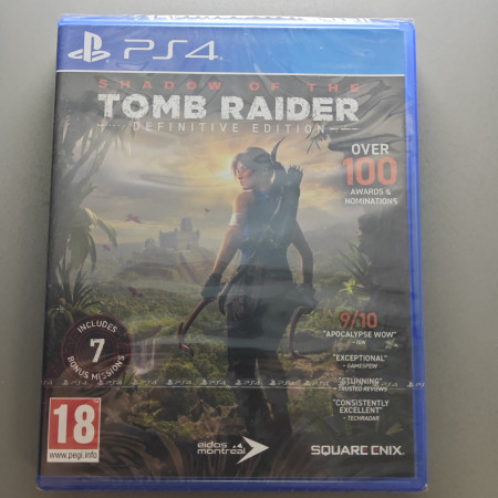 Shadow of the Tomb Raider- Definitive edition (new) - PS4