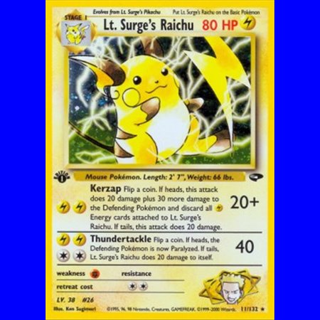 GC 011 - Lt. Surge's Raichu
