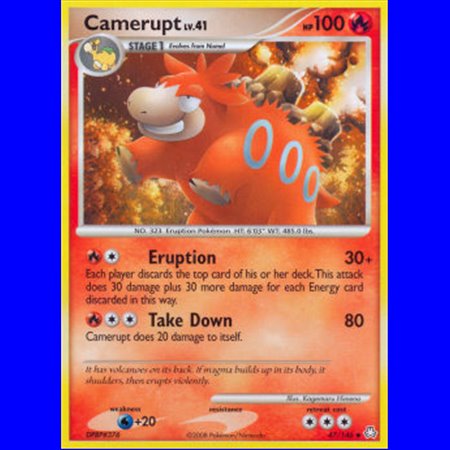 LA 047 - Camerupt Lv.41 - Reverse Holo