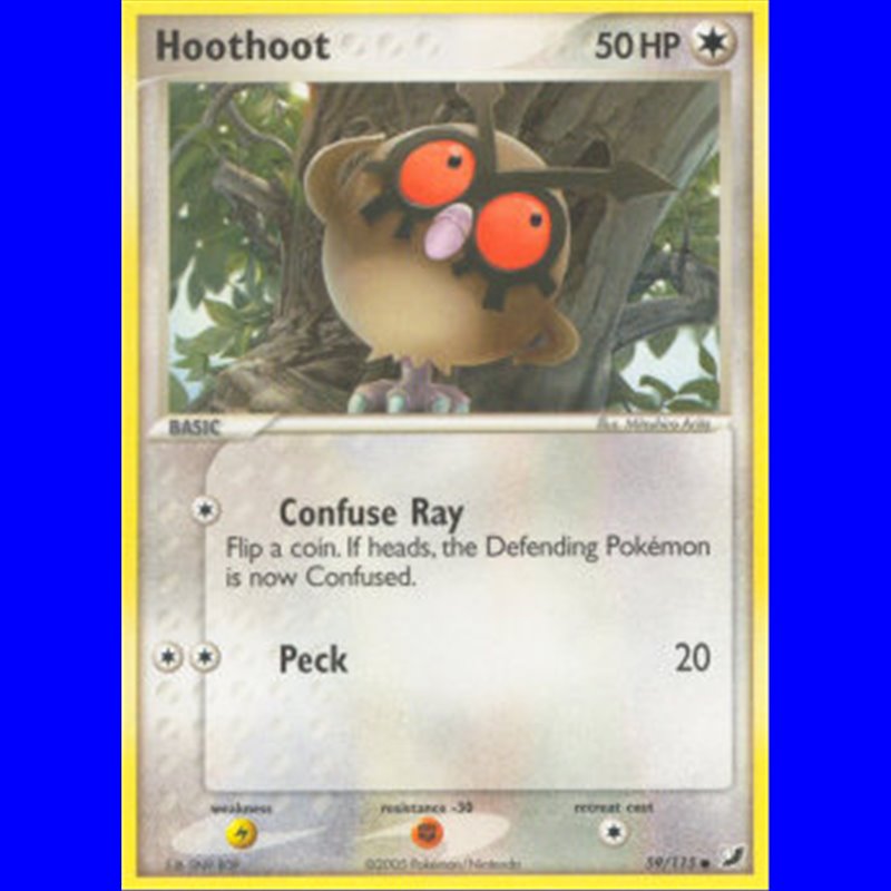 UF 059 - Hoothoot - Reverse Holo