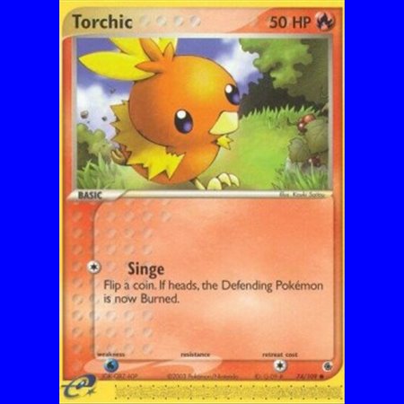 RS 074 - Torchic - Reverse Holo