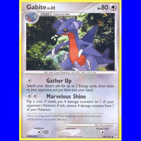 MT 048 - Gabite Lv.32 - Reverse Holo