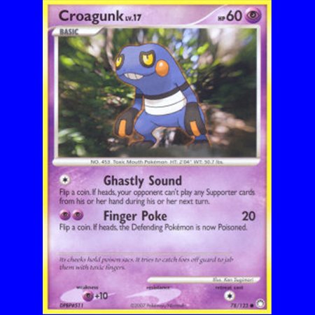 MT 078 - Croagunk Lv.17 - Reverse Holo