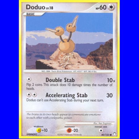 MT 080 - Doduo Lv.18 - Reverse Holo