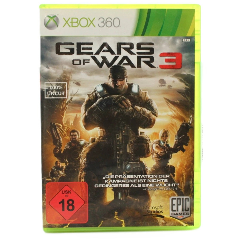 Gears of War 3 German Xbox 360 buy game