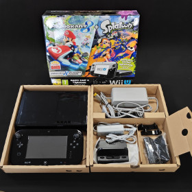 WiiU console premium pack Mariokart 8 + Splatoon(Code)