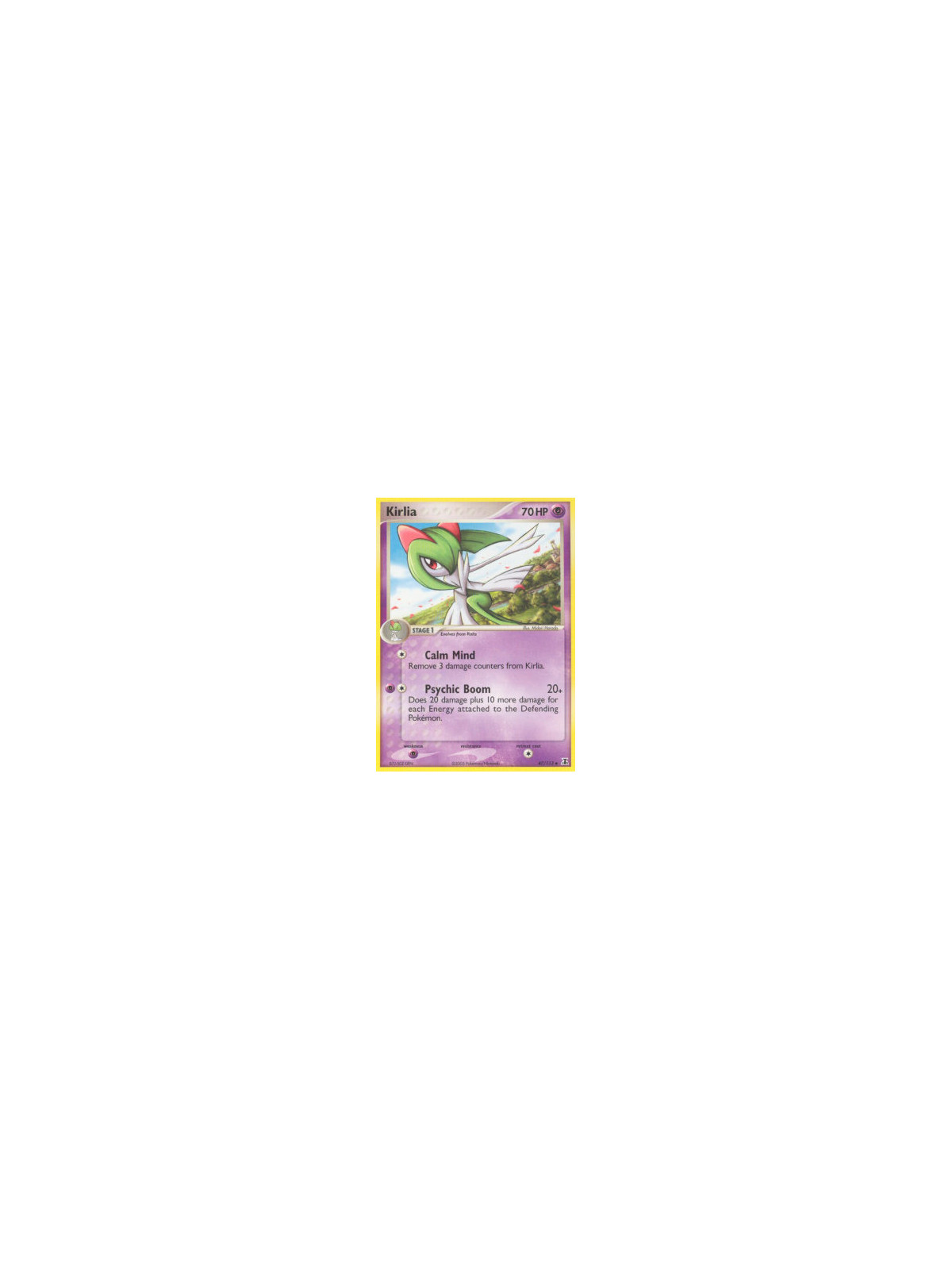 DS 047 - Kirlia - Reverse Holo
