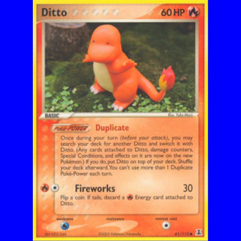 DS 061 - Ditto [Charmander] - Reverse Holo