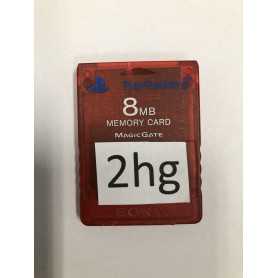 Memory Card 8 MB Playstation 2 (Rood) Memory Card 8 MB Playstation 2 (Rood)