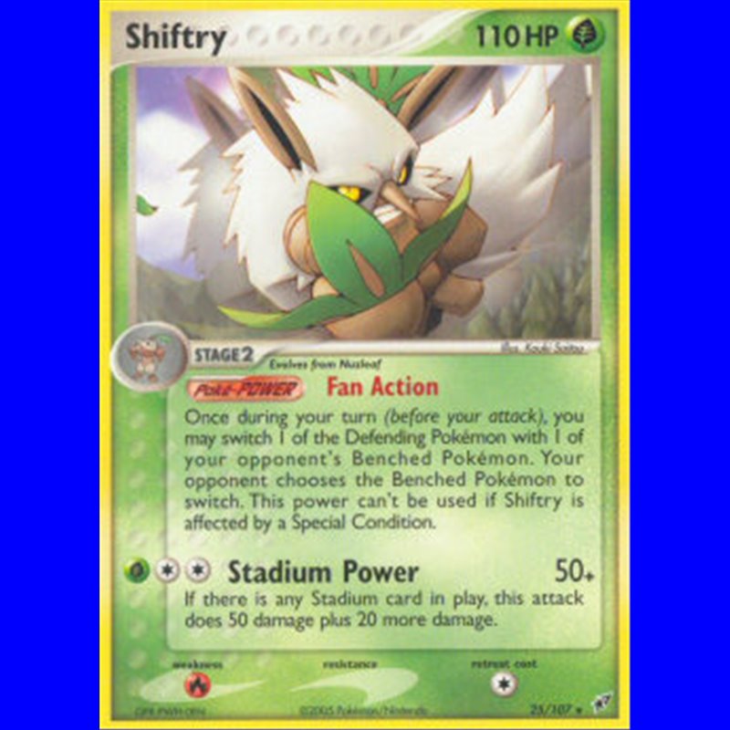 DX 025 - Shiftry - Reverse Holo