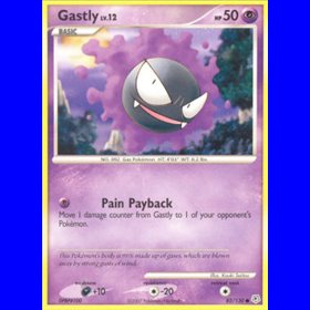 DP 082 - Gastly Lv.12 - Reverse Holo