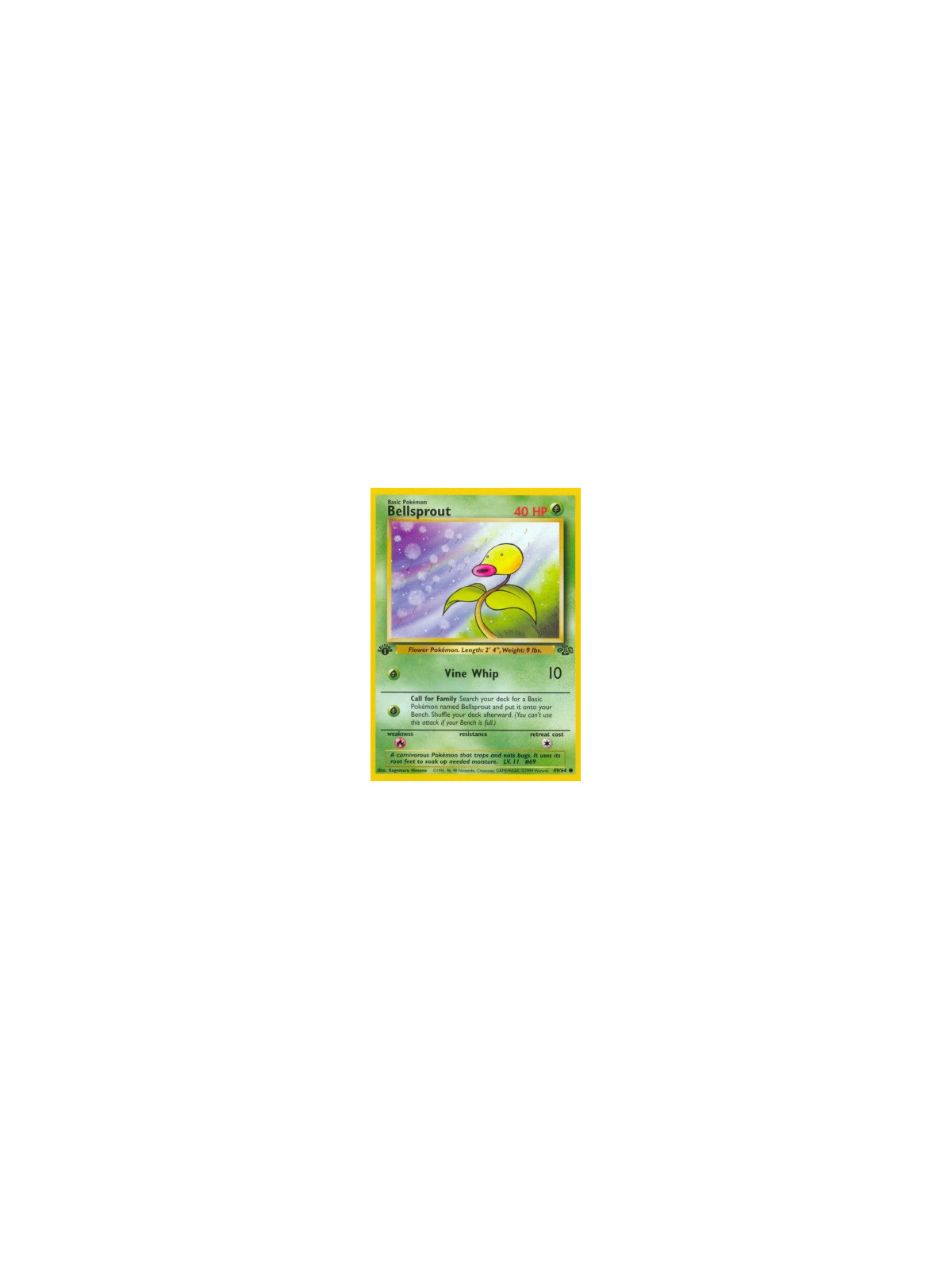 JU 049 - Bellsprout - 1st Edition