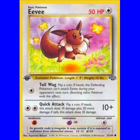 JU 051 - Eevee - 1st Edition