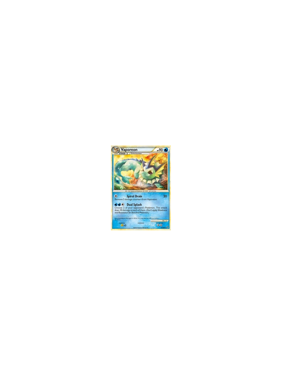 UD 041 - Vaporeon - Reverse Holo