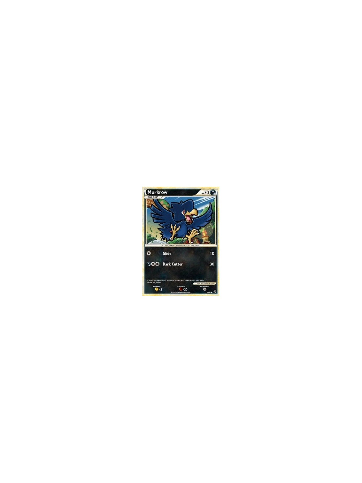 UD 059 - Murkrow - Reverse Holo