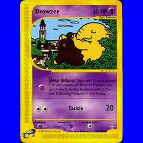 AQ 074b - Drowzee - Reverse Holo