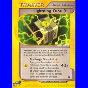AQ 127 - Lightning Cube 01 - Reverse Holo