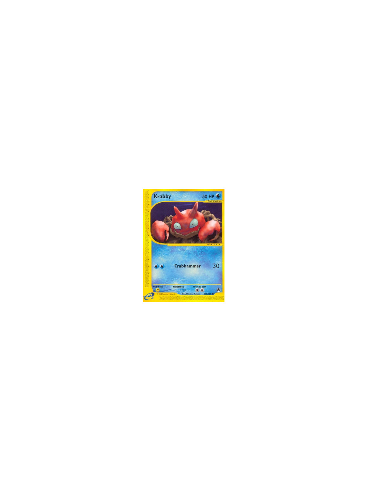 EX 115 - Krabby - Reverse Holo