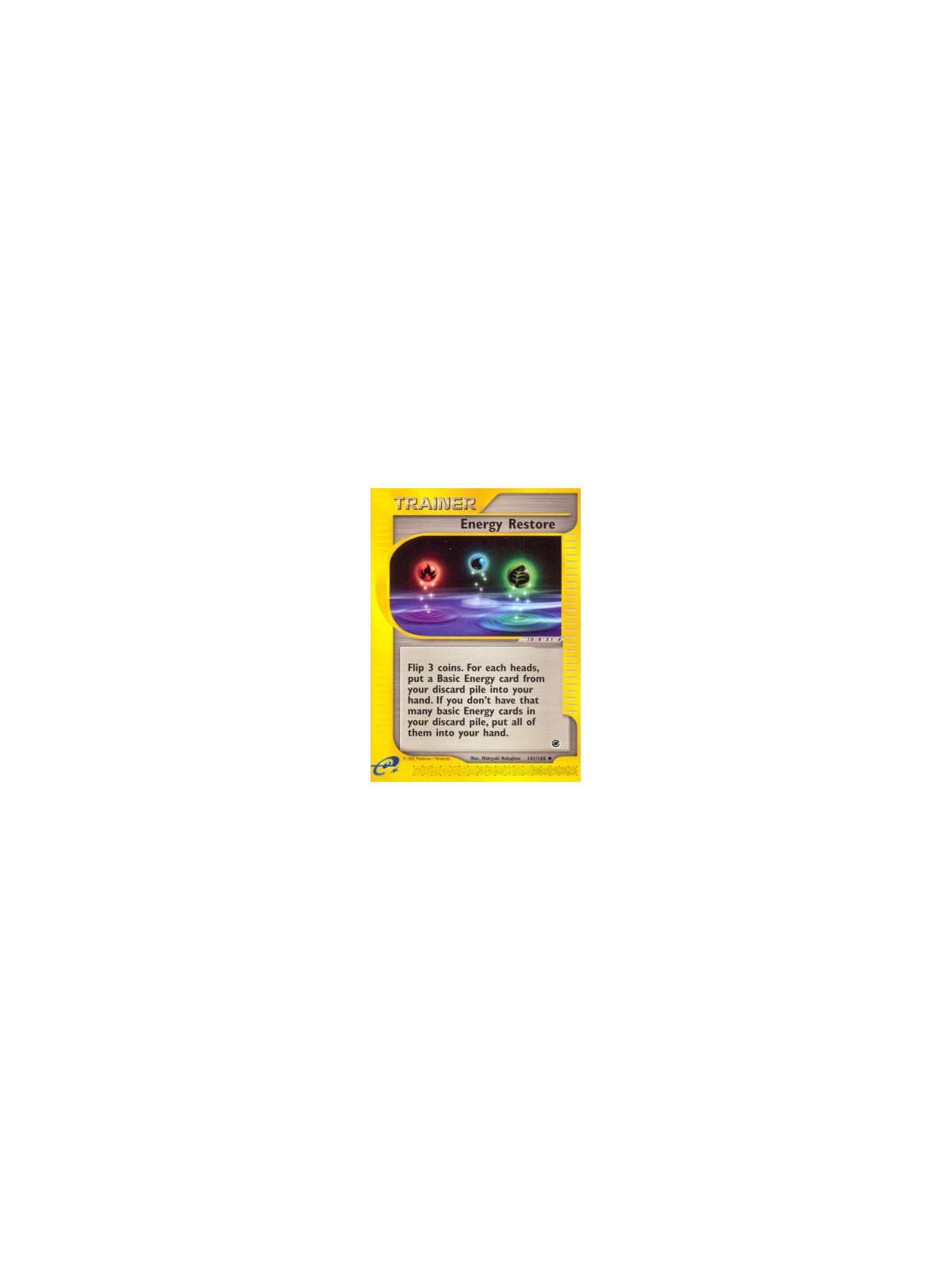 EX 141 - Energy Restore - Reverse Holo