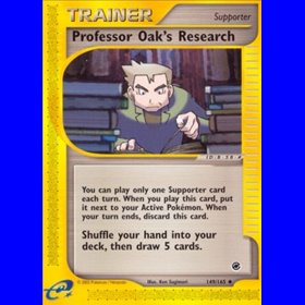 EX 149 - Professor Oak's Research - Reverse Holo