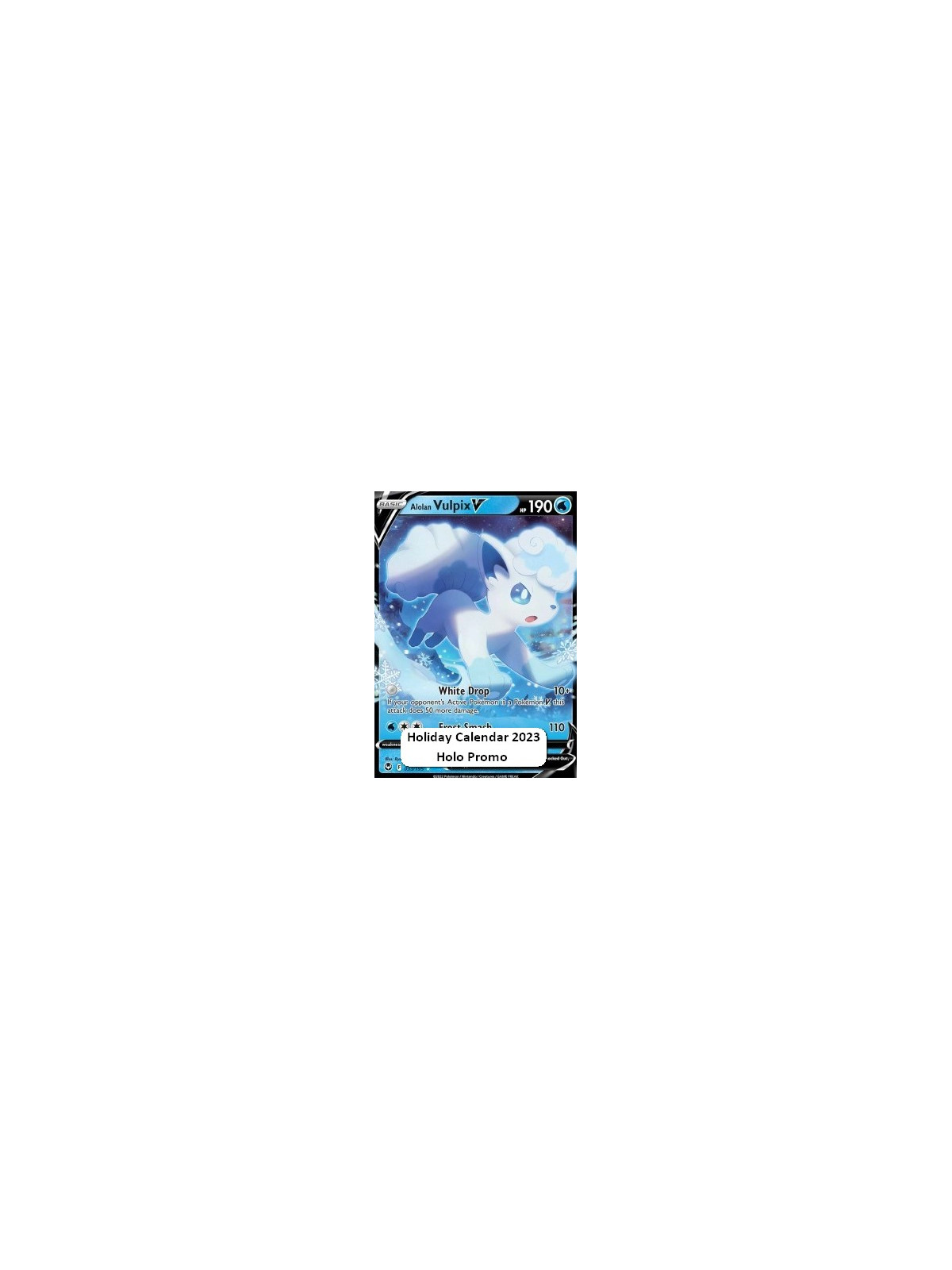 SIT 033 - Alolan Vulpix V - Snow Stamp - Sealed