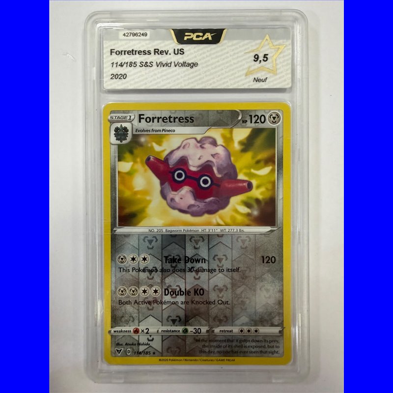 PCA - VIV 114 - Forretress - Reverse Holo (9.5)