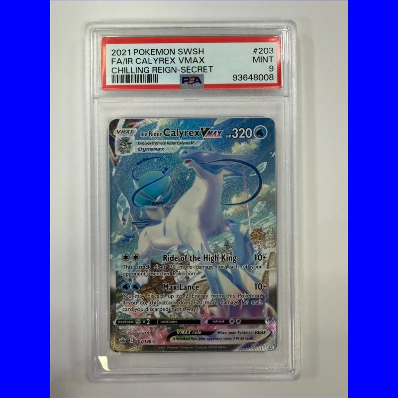 PSA - CRE 203 - Ice Rider Calyrex VMAX (9)